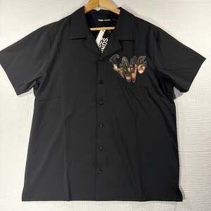 Rebel minds embroidered “LOVE”men’s large short sleeve button up shirt